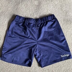 Bodega Navy Checkerboard Men's Shorts
